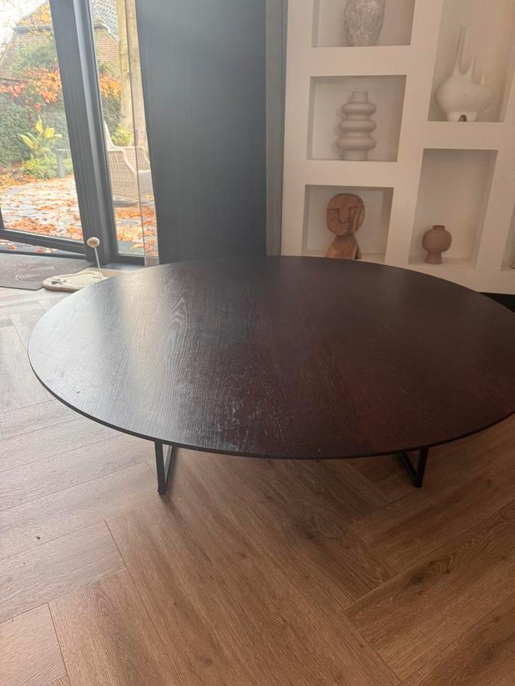 Design salontafel | Enzo Luca | Massief hout, Huis en Inrichting, Tafels | Salontafels, Zo goed als nieuw, Minder dan 50 cm, 50 tot 100 cm