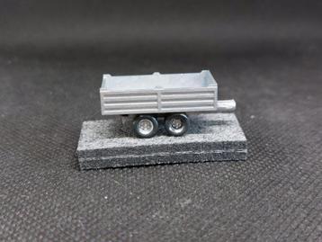 dubbelassige (kiep-) aanhanger (14698) beschikbaar voor biedingen