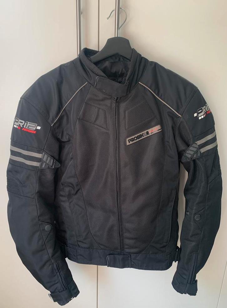 Probiker zwarte motorjas PR-12 maat M, Motoren, Kleding | Motorkleding, Jas | textiel, Dames, Heren, Nieuw zonder kaartje, Ophalen of Verzenden