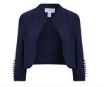 Joseph Ribkoff chique donkerblauw bolero jasje mt 48