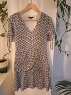 Nikkie wit/zwart jurkje met print - Maat 36, Wit, Ophalen of Verzenden, Zo goed als nieuw, Nikkie