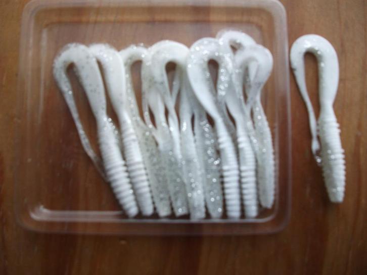 10 stuks Konger Big Tail Twist /roofvis shads /kunstaas shad, Watersport en Boten, Hengelsport | Algemeen, Nieuw, Kunstaas, Ophalen of Verzenden