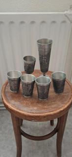 antieke tinnen bekers en wijnbokaal. Winterspelen 1976, Antiek en Kunst, Curiosa en Brocante, Ophalen