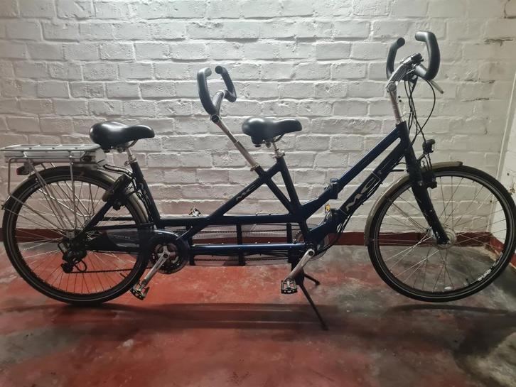 Elektrische tandem Multicycle double dream, Fietsen en Brommers, Fietsen | Tandems, Zo goed als nieuw, Meer dan 20 versnellingen