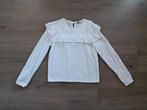 Witte blouse WE mt 134/140, Meisje, Overhemd of Blouse, Ophalen of Verzenden, Zo goed als nieuw