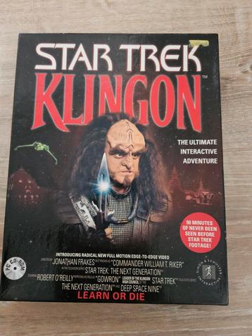 Star Trek Klingon - PC CD-ROM (Collector's item) beschikbaar voor biedingen