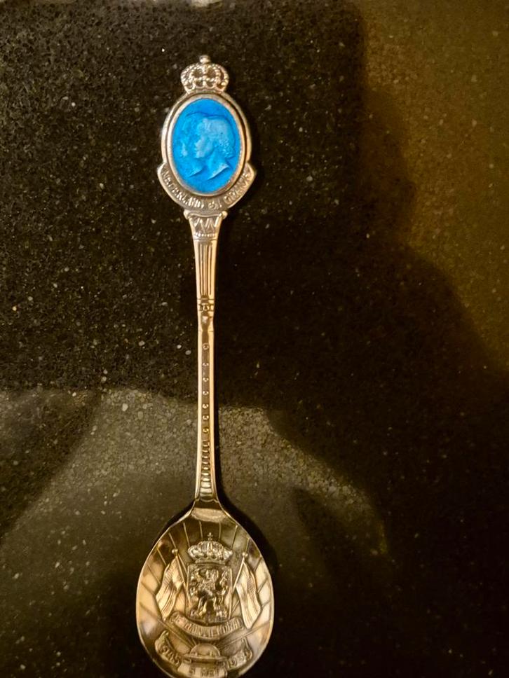 Koffielepeltje Koninklijk huis, Antiek en Kunst, Antiek | Bestek, Ophalen of Verzenden