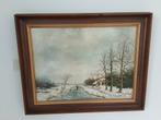 Schilderij sneeuwlandschap herman van de Kraats, Ophalen