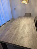 Eettafel, Huis en Inrichting, Tafels | Eettafels, Ophalen, Gebruikt, 50 tot 100 cm, Vijf personen of meer