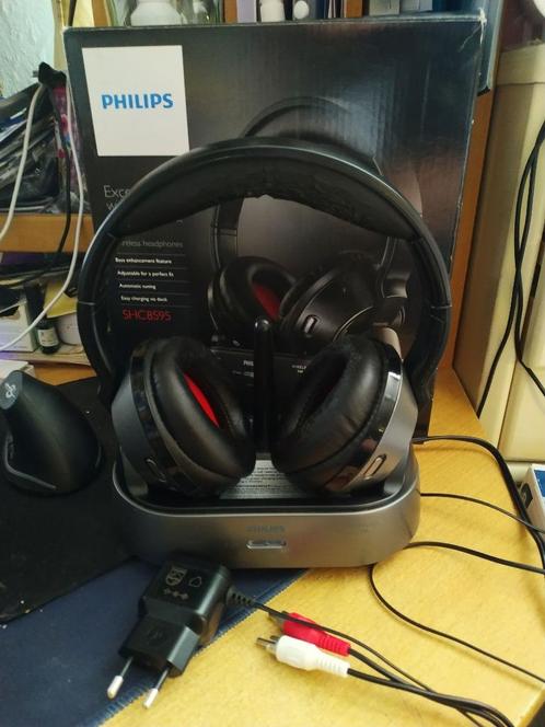 Philips SHC8595/00 Draadloze Koptelefoon, Audio, Tv en Foto, Koptelefoons, Gebruikt, Philips, Draadloos, Surround, Ophalen of Verzenden