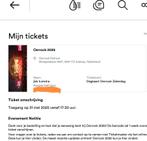 Tickets, Twee personen, Mei