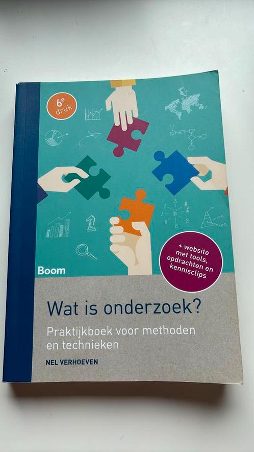 Nel Verhoeven - Wat is onderzoek?, Boeken, Wetenschap, Zo goed als nieuw, Ophalen of Verzenden