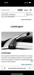Thule dakdragers Volvo V60 2013, Auto diversen, Dakdragers, Ophalen of Verzenden, Zo goed als nieuw