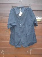 Heren hemd nieuw 3XXXl maat 48, Verzenden, Nieuw, Blauw, Overhemd