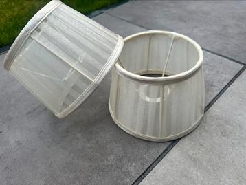 Organza lampenkapjes als nieuw, niet smerig beschikbaar voor biedingen
