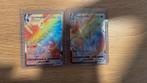 Setje rainbow pokemon vmax, Ophalen of Verzenden, Zo goed als nieuw, Meerdere kaarten