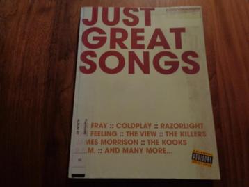 Just great songs - Popmuziek voor piano/vocal/guitar beschikbaar voor biedingen
