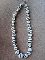 Kauri cowrie schelpen. Korte ketting,, Ophalen, Zo goed als nieuw, Wit, Overige materialen