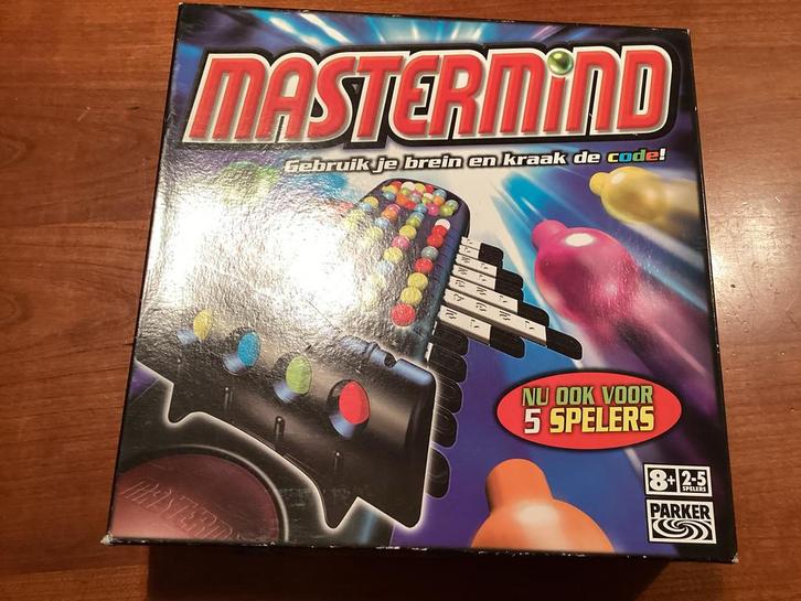 Mastermind Parker - 5 spelers (incomplete set), Hobby en Vrije tijd, Gezelschapsspellen | Bordspellen, Gebruikt, Vijf spelers of meer