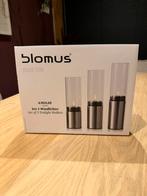 Blomus set van 3 windlichten, Ophalen, Nieuw, Overige materialen, Minder dan 25 cm