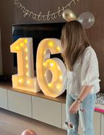Sweet sixteen lichtgevende cijferlamp, verjaardag, Ophalen, Zo goed als nieuw, Versiering, Verjaardag