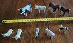 Antieke Duitse boerderijdieren uit het Ertsgebergte (9 x), Antiek en Kunst, Ophalen of Verzenden