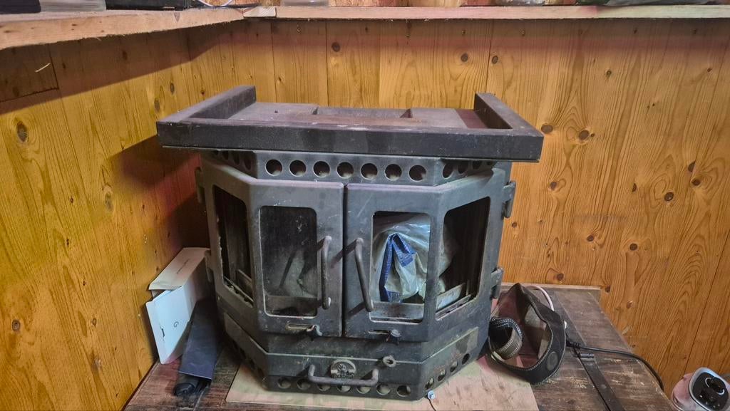 Barbas Houtkachel Inbouw - Klassiek en Sfeervol, Huis en Inrichting, Kachels, Gebruikt, Inbouw, Houtkachel, Hout, Ophalen of Verzenden