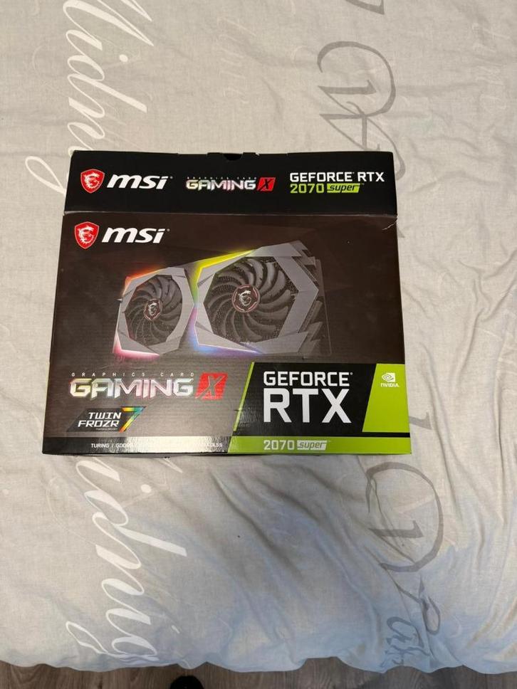 MSI RTX 2070 SUPER, Computers en Software, Videokaarten, Gebruikt, Nvidia, PCI-Express 3.0, GDDR6, HDMI, DisplayPort, Ophalen