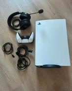 PS5 Digital + 1 controller + Headset, Ophalen of Verzenden, Zo goed als nieuw