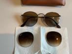 RayBan Round Metal 50-21 145 2n / RB3347-N, Gebruikt, Zonnebril op sterkte, Bruin, Ophalen of Verzenden
