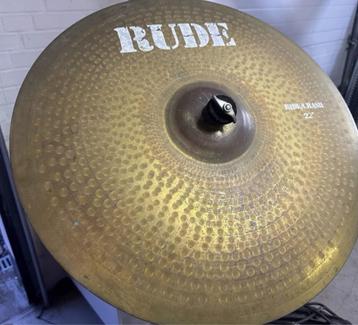 Paiste RUDE ride/crash 22" uit 1982! IZGS, zeldzaam / rare beschikbaar voor biedingen