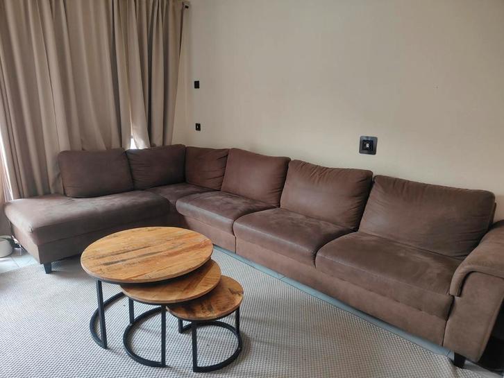 Haco L-vormige bankstel te koop!, Huis en Inrichting, Banken | Bankstellen, Gebruikt, Hoekbank, Vierpersoons of meer, 300 cm of meer