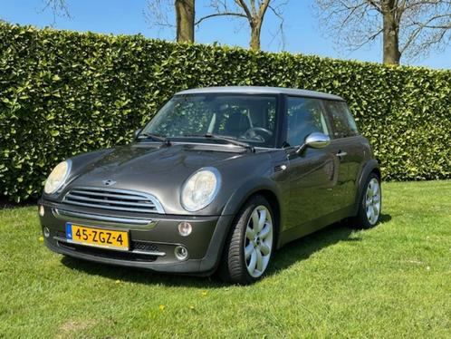 Mini 1.6 16V Cooper december 2005 Grijs in zeer goede staat., Auto's, Mini, Particulier, Cooper, Centrale vergrendeling, Climate control