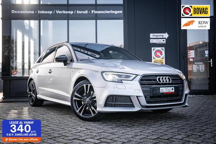 Audi A3 Sportback 35 TFSI Advance Sport*S-LINE*AUTOMAAT*MATR, Auto's, Audi, Bedrijf, Te koop, A3, ABS, Airbags, Airconditioning