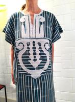 Traditionele Smock, Fugo jurk, Ghana, dames, met borduurwerk, Overige kleuren, Maat 42/44 (L), Ophalen of Verzenden, Onder de knie