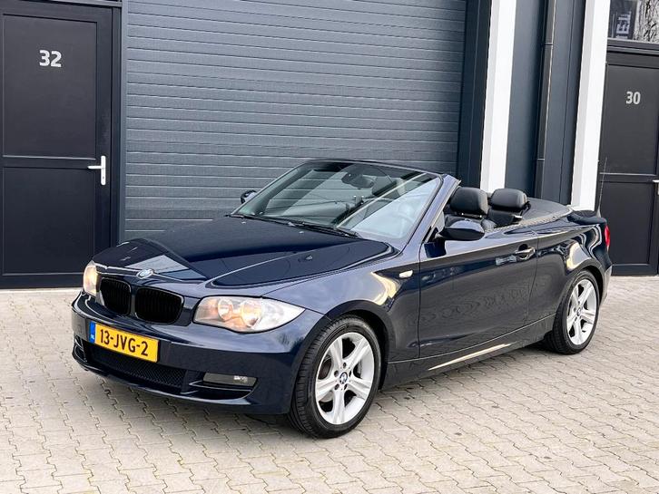 BMW 1-Serie 2.0 118I Cabrio 2009 Blauw, Auto's, BMW, Particulier, 1-Serie, ABS, Airbags, Airconditioning, Bluetooth, Centrale vergrendeling