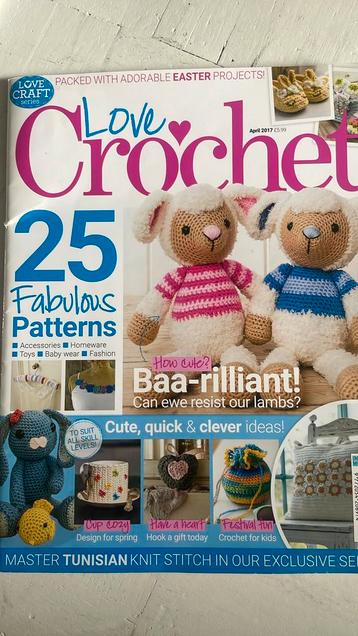 Love crochet. Tijdschrift haken. April 2017 beschikbaar voor biedingen