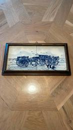 Antiek delfts blauw wandbordje, Antiek en Kunst, Antiek | Wandborden en Tegels, Ophalen of Verzenden