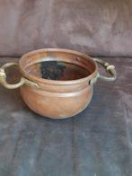 Koperen pot met 2 oren, Ophalen of Verzenden