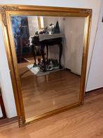 Brocante goudkleurige spiegel, Huis en Inrichting, Woonaccessoires | Spiegels, Ophalen, Minder dan 50 cm, Zo goed als nieuw, Minder dan 100 cm