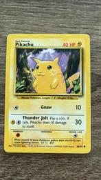 Pokémon card Pikachu 58/102 1995, Hobby en Vrije tijd, Losse kaart, Verzenden