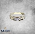 Elegante 14K Gouden Dames Ring 0.35 CRT Briljant, Sieraden, Tassen en Uiterlijk, Ringen, Ophalen of Verzenden, Zo goed als nieuw