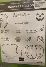 Harvest Hello Stempelset Stampin Up, Hobby en Vrije tijd, Stempelen, Ophalen of Verzenden, Nieuw, Clearstamp
