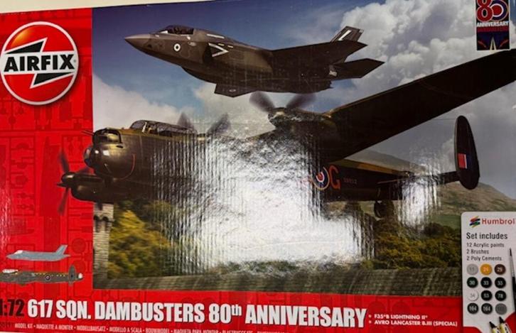 Coelianmodels, Airfix 50191, 617 Sqn F35 Avro, 1/72, € 59,99, Hobby en Vrije tijd, Modelbouw | Vliegtuigen en Helikopters, Nieuw
