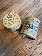 Brocante, vintage blikje Dr. Rumney’s peppermint snuff, Verzamelen, Ophalen of Verzenden, Gebruikt, Overige, Overige merken