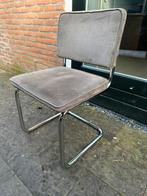 Zuiver Ridge rib stoelen - grijs 5 stuks totaal, Huis en Inrichting, Stoelen, Ophalen, Gebruikt, Metaal, Grijs