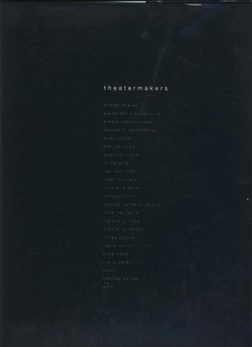 Theatermakers; Boek! 23 makers; Afreux beschikbaar voor biedingen