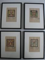 J.H.C. [Jos] Creyghton Zomer lente herfst winter. gesigneerd, Antiek en Kunst, Ophalen of Verzenden