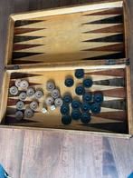 Antiek Schaakspel met Backgammon Bord, Ophalen of Verzenden