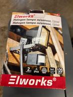 Halogeenlamp met sensor - 120W, Ophalen of Verzenden, Nieuw, 50 tot 200 watt, Lamp met armatuur